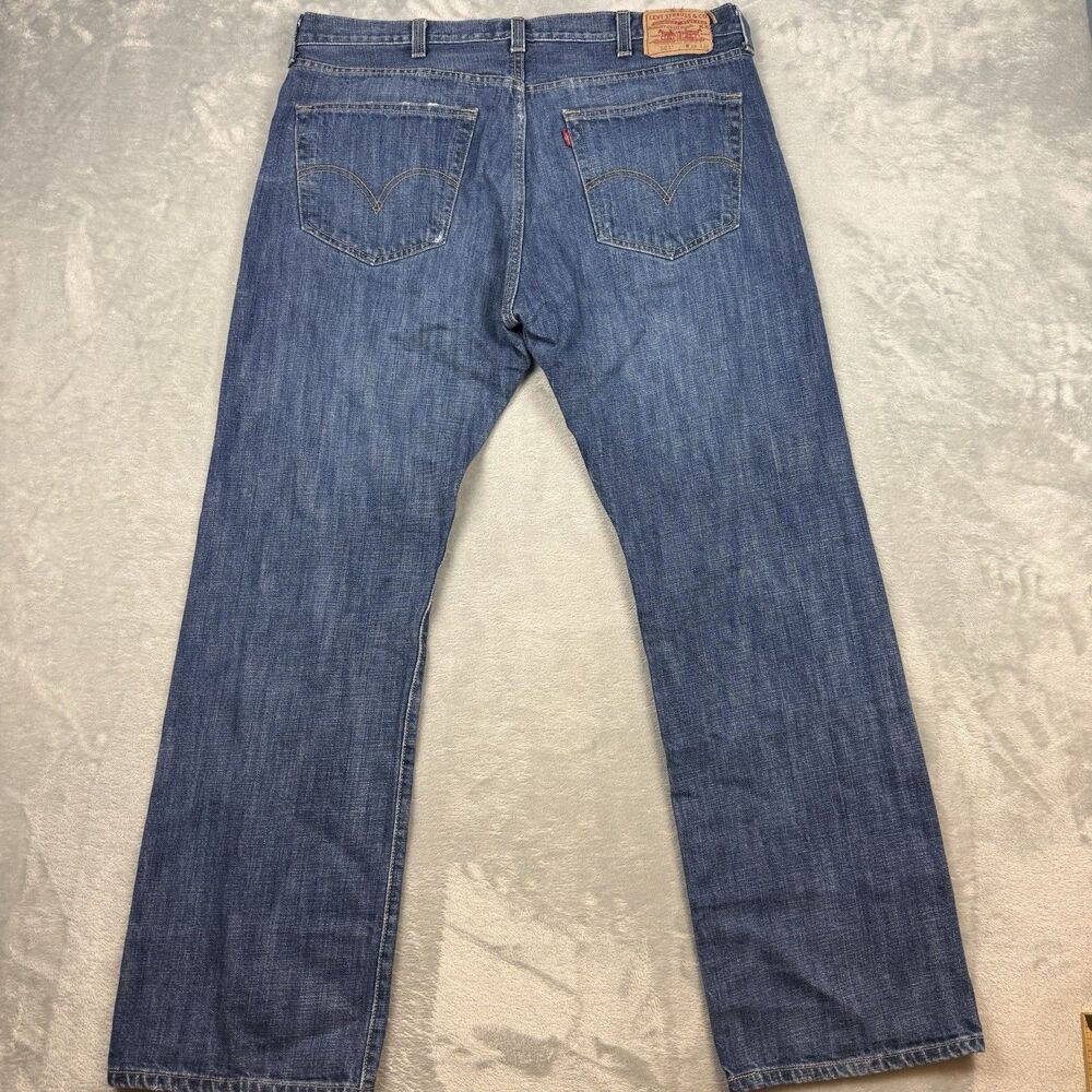 Y2K Levi’s 501 Original Fit Jeans Men’s 38x30 Blue Denim Button Fly Straight Leg